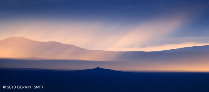 Landscape vignette on the mesa west of Taos