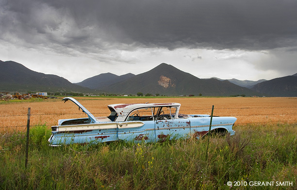 New Mexicana in a field north of Taos