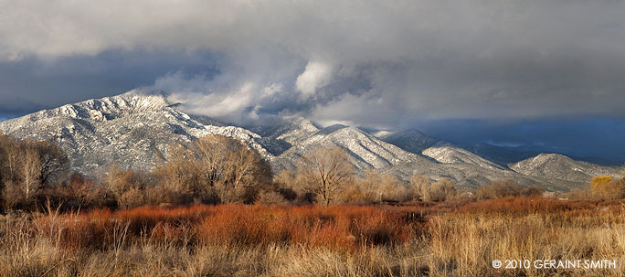 Evening light on the mountain