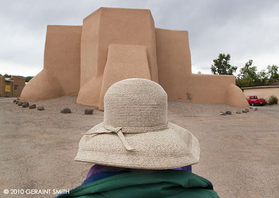 At the St Francis church Ranchos de Taos, NM