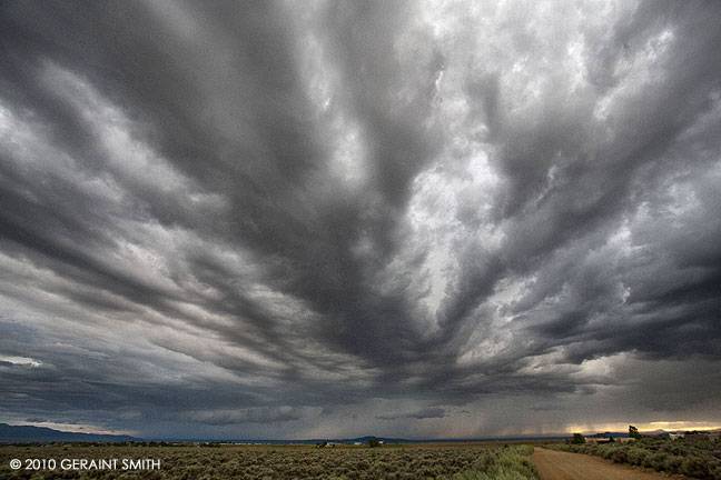 Wild clouds over Taos