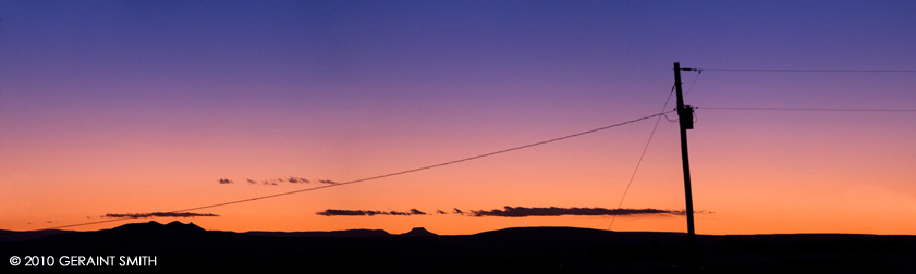 Looking west from Taos