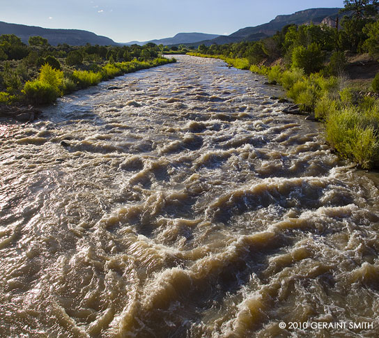 The Rio Chama, Abiquiu, NM on another photo tour