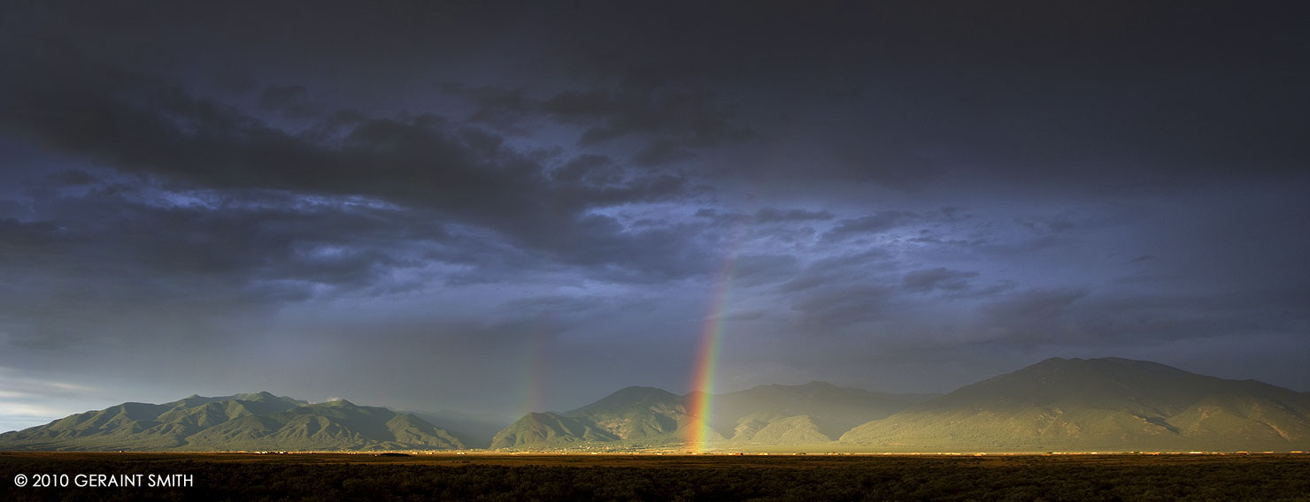 High desert mountain light on the Sangre de Cristos