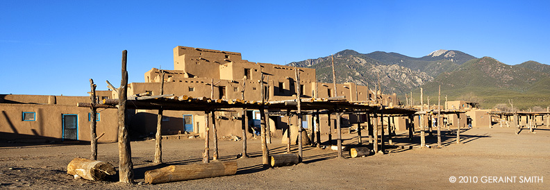 Taos Pueblo with Taos Mountain