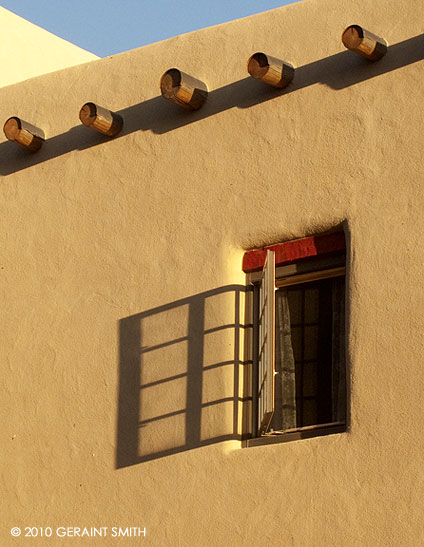 Shadows on taos plaza