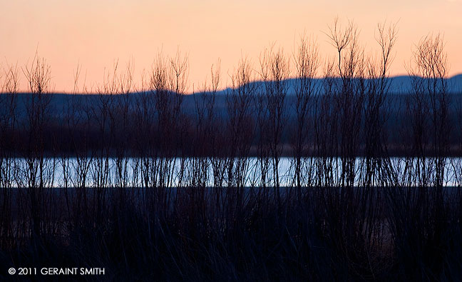 Twilight on the river