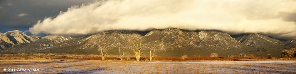 Evening light in El Prado, NM