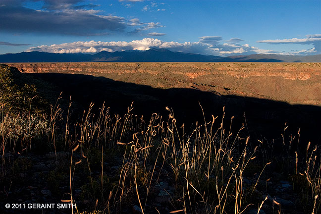 Rio Grande Gorge and mountains