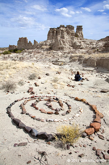 Labyrinth in Plaza Blanca, NM