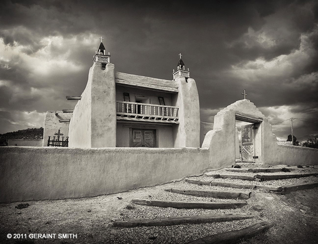 Las Trampas, NM omn the high road to Taos