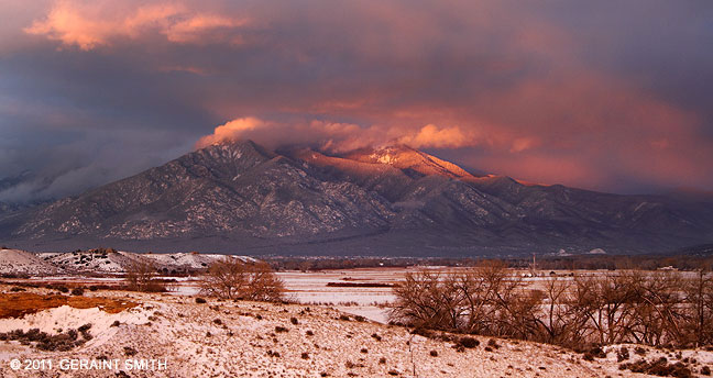 Across the Taos valley