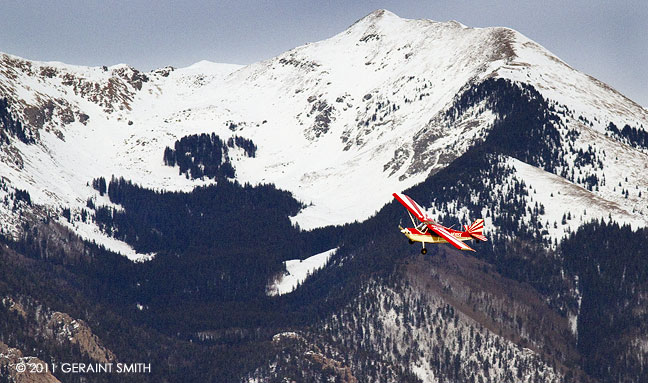 Flying into Taos and "Cornwoman" of the mountain