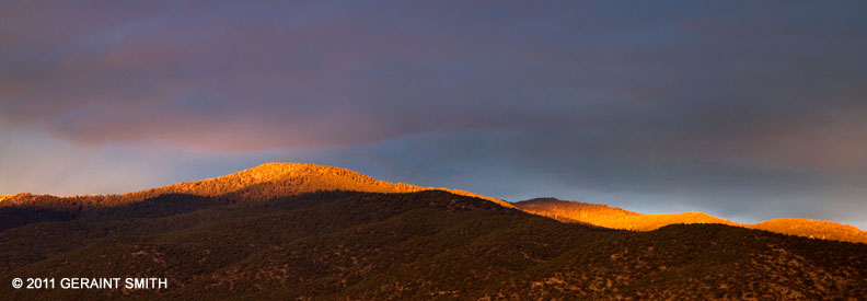 A little light on the foothills