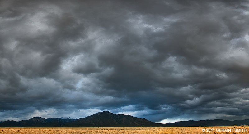 Taos mountain light and sky