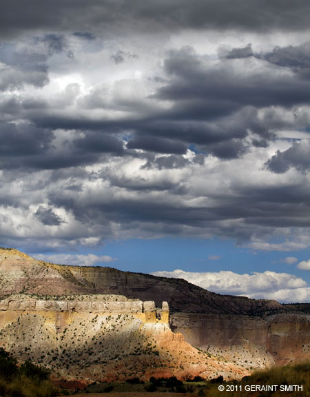 Some light on Ghost Ranch, Abiquiu, NM