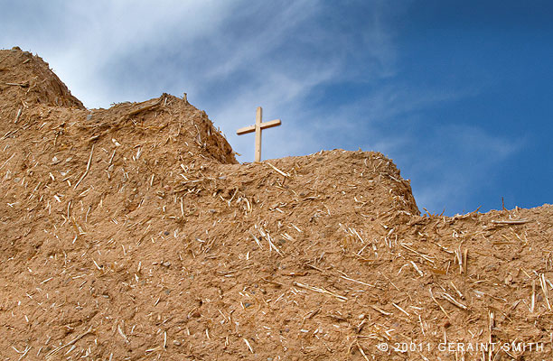 Adobe Cross on the High Road to Taos