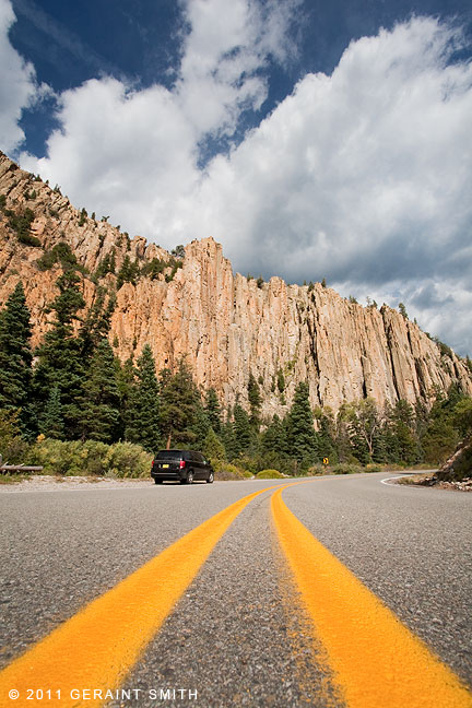 The Pallisades, Cimarron Canyon, NM