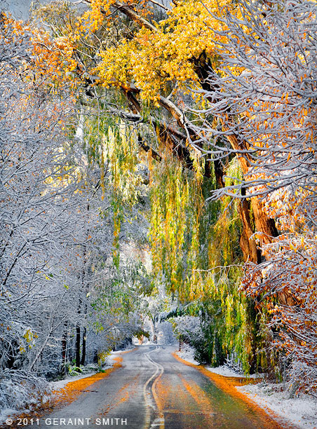 Beautiful early snow fall in Taos