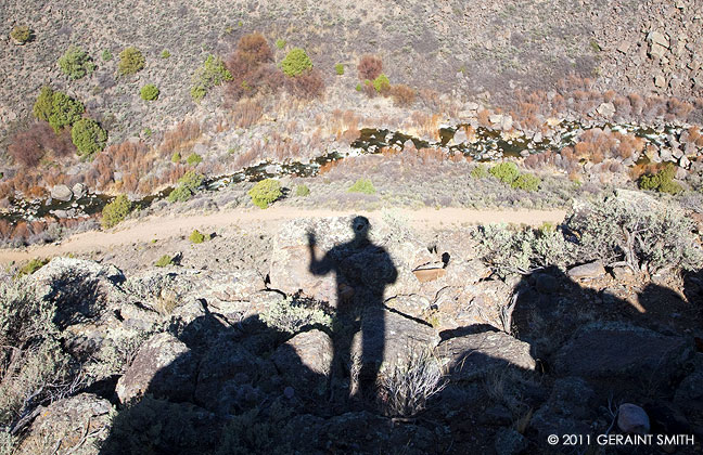 Shadow over the Rio Pueblo Gorge