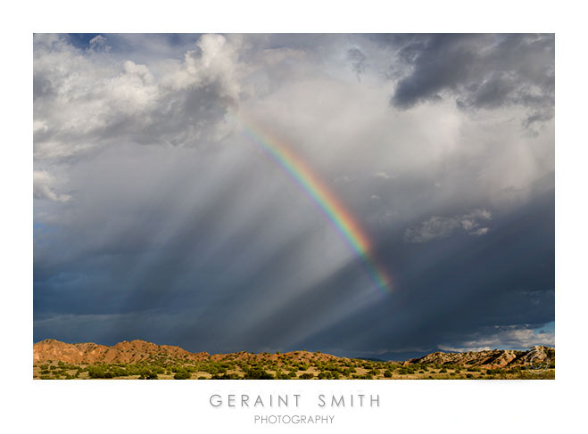 Rainbow at the San Juan Pueblo, NM