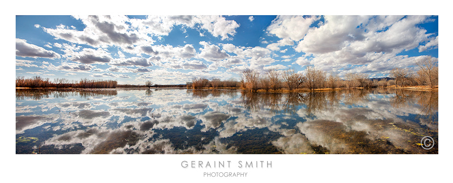 Clouds in Bosque del  Apache marshes