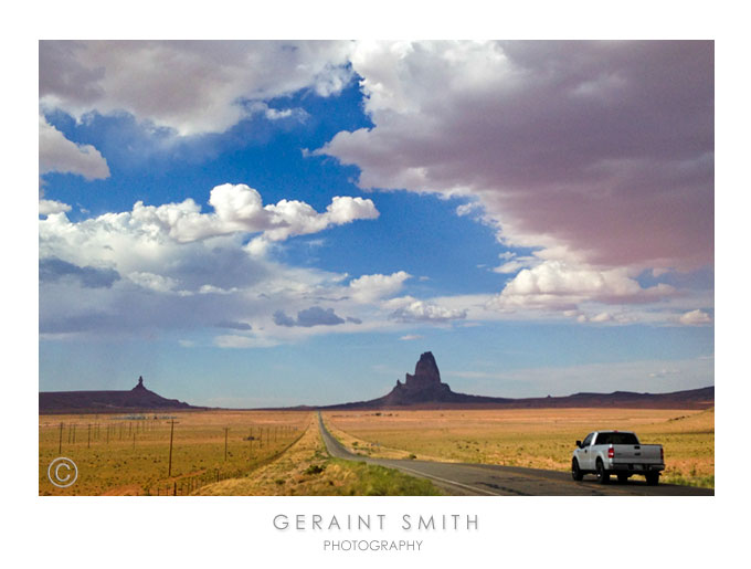 El Capitan, n the road home through Monument Valley