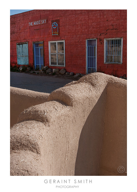 Magic Sky and adobe in Ranchos de Taos