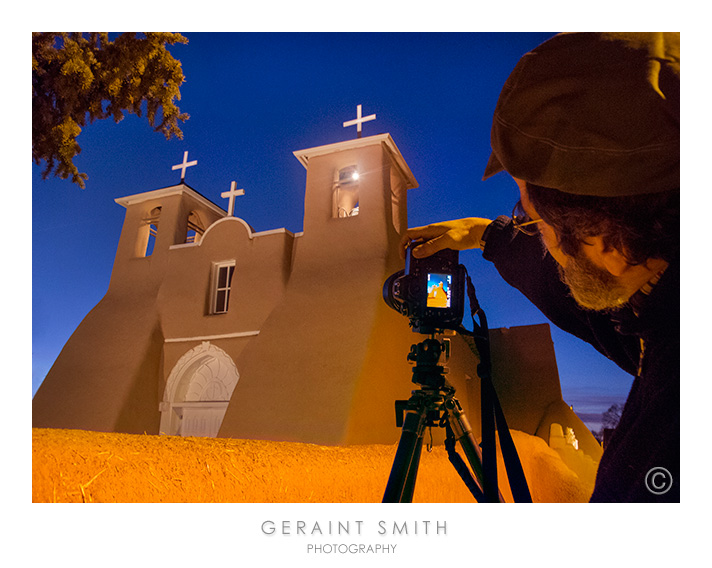 Evening photo shoot at the St. Francis church