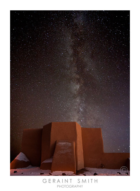 St. Francis Church, Ranchos de Taos, and the milkyway