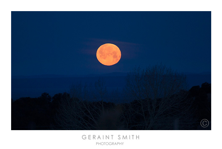 Morning moonset across the mesa