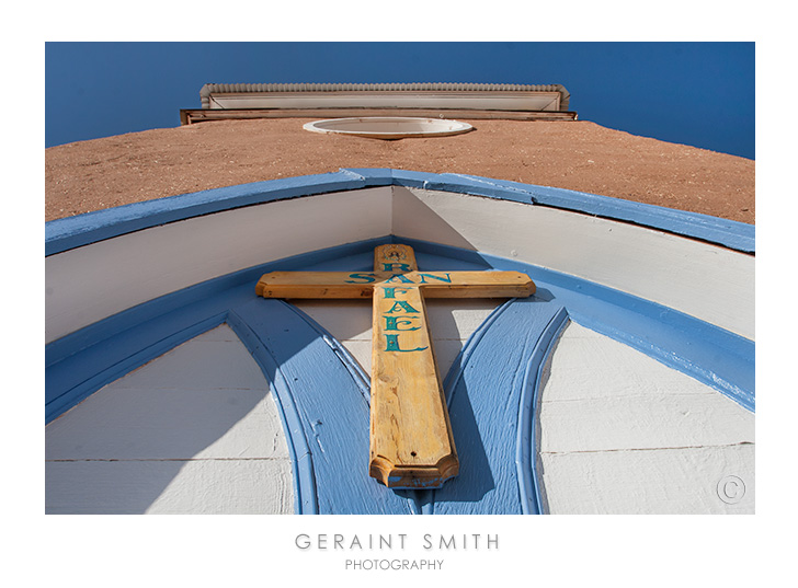 The church of San Rafael La Cueva, NM