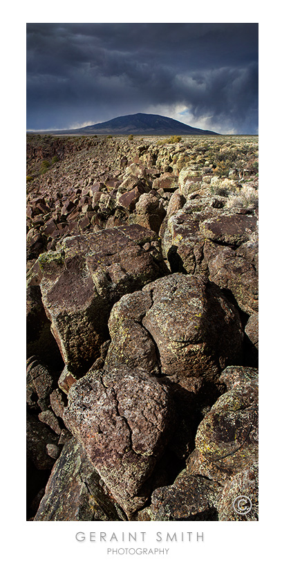 Ute Mountain and Rio Grande Gorge rocks