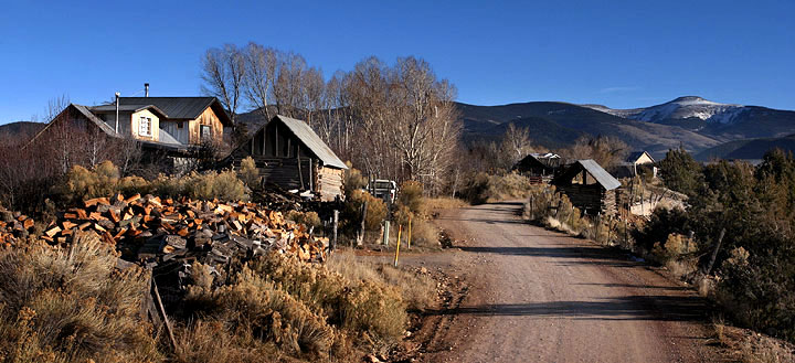 Llano de San Juan with Jicarita peak. On the high road to Taos near Picuris, New Mexico.