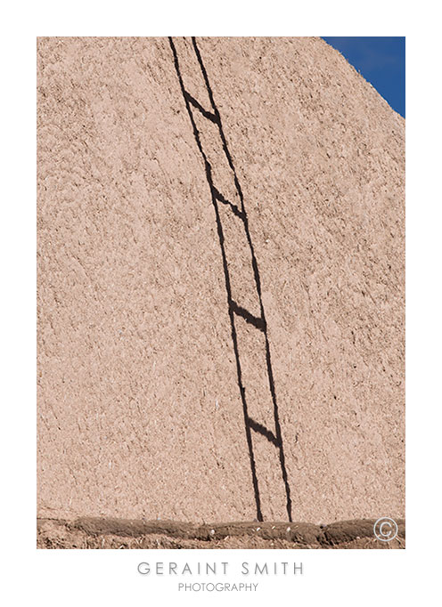Ladder shadow and adobe