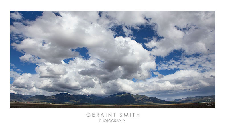 Taos Mountain clouds on the ride home yesterday evening!