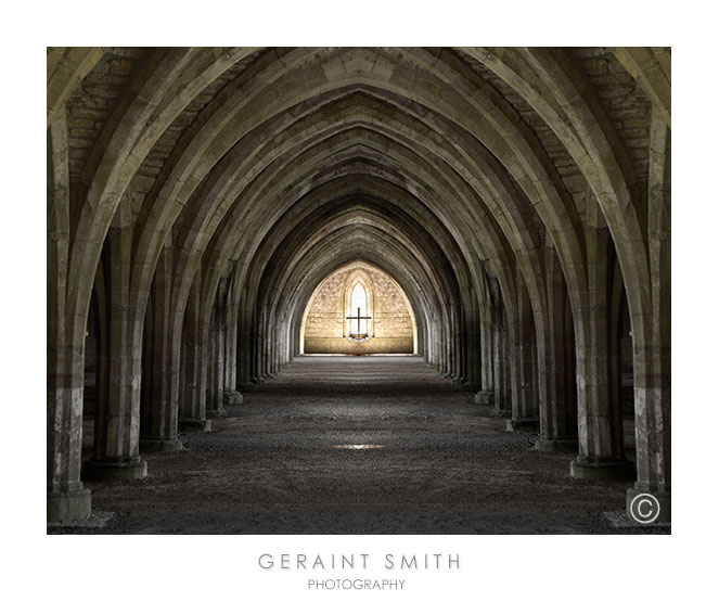 In Britain ... England, Wales and Scotland. Here's a composition in Fountains Abbey, Yorkshir