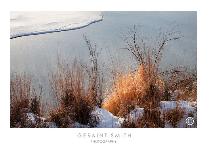 Winter on the Rio Grande in Pilar, NM