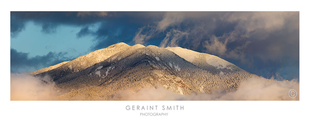 The top of Taos Mountain