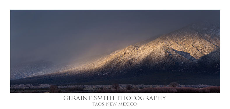 A little light on the mountain