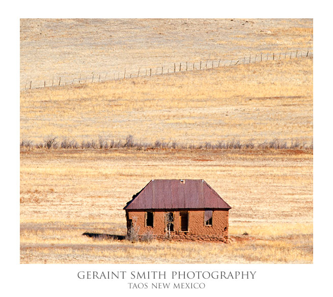 On the road in Ocate, New Mexico