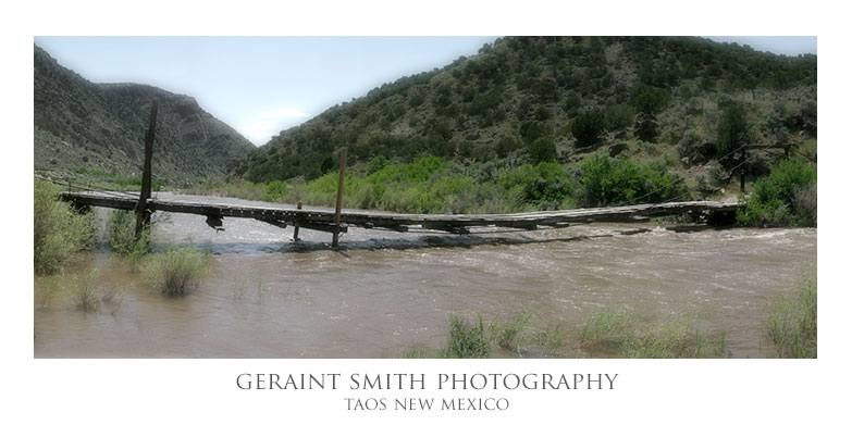 When the water flowed in the Rio Grande and rafts had to be portaged over the bridge ... Flashback 2009