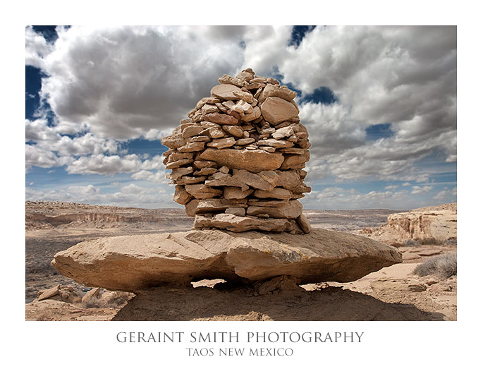 A very big cairn in Chaco Canyon, NM