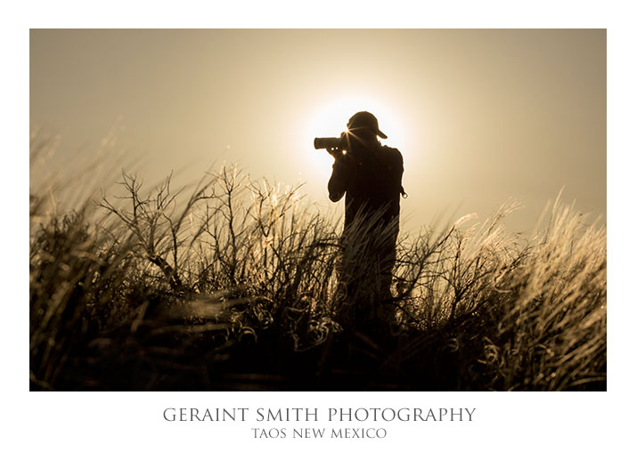 On a photo tour in the long grasses on the mesa