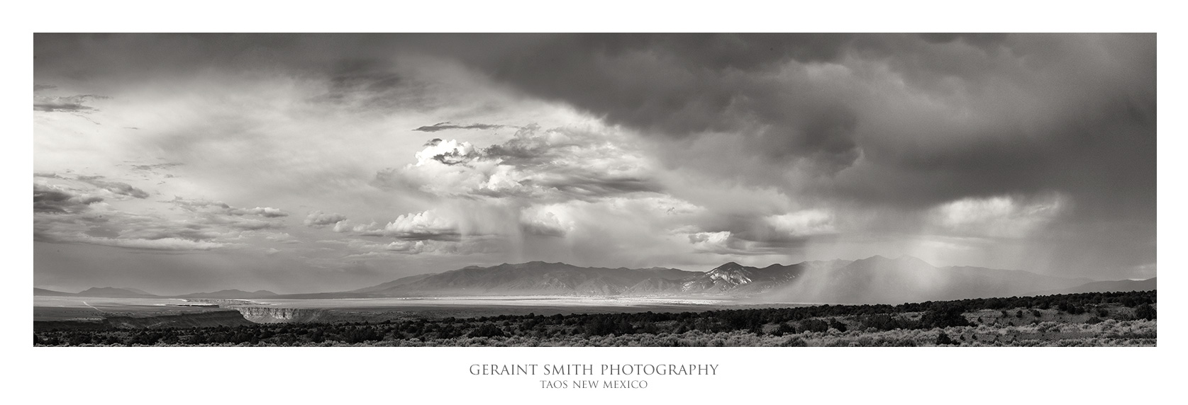 From the Rio Grande Gorge across the mesa to the mountains