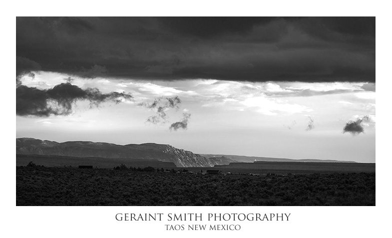 Looking south to the to the Rio Grande Gorge