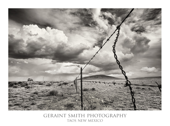 On the road at the New Mexico, Colorado State Line