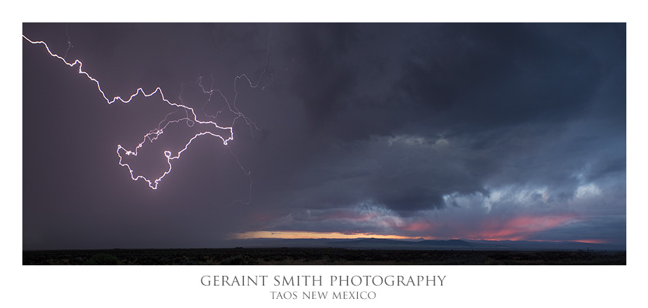 Mesa lightining storm ... so much water