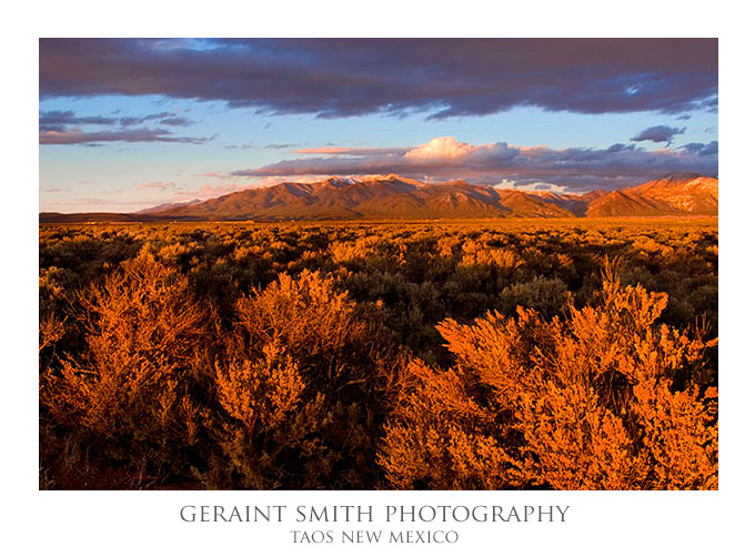 Across the mesa to the mountains