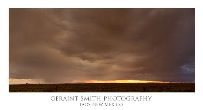 Storm over the plateau